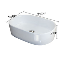 Load image into Gallery viewer, ELITE Grade A Ceramic Bathroom Sink With Unique Design 9675