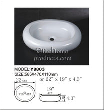 Load image into Gallery viewer, Luxury Ceramic Vessel Bathroom Sink Y9803