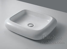 Load image into Gallery viewer, Luxury Square Ceramic Vessel Bathroom Sink Y9947