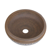 Load image into Gallery viewer, Sandstone Glaze Pattern Porcelain Bathroom Sink ELIMAX'S 2005