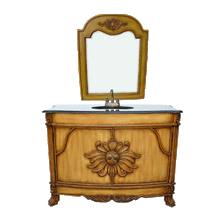 Load image into Gallery viewer, Sunny Vanity W. Galaxy Black Granite Countertop & Mirror FW2089