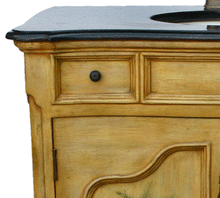 Load image into Gallery viewer, Hawaii Vanity W. Galaxy Black Granite Countertop & Mirro FW2098