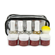 Load image into Gallery viewer, Dipping Powder Nail Set, Liquid Set, with 4-Color Acrylic Dip Powders,