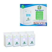 Load image into Gallery viewer, Ultrasonic Pest Control Repeller By Bugs Wipeout: 4 Eco-Friendly, Pet And Child