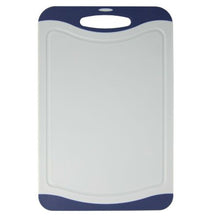 Load image into Gallery viewer, Plastic Chopping Board Set of 2 with Non-Slip Feet and Deep Drip Juice Groove