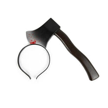 Load image into Gallery viewer, Halloween Costume Scary Weapon Headbands, 3 Packs Rubber Plastic/Knife/Axe