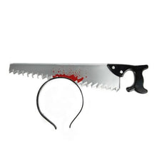 Load image into Gallery viewer, Halloween Costume Scary Weapon Headbands, 3 Packs Rubber Plastic/Knife/Axe