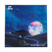 Load image into Gallery viewer, Moon Lamp Kids Night Light,5.9 Inch Galaxy Lamp 16 Colors LED 3D with Wood Stand