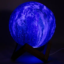 Load image into Gallery viewer, Moon Lamp Kids Night Light,5.9 Inch Galaxy Lamp 16 Colors LED 3D with Wood Stand
