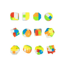 Load image into Gallery viewer, Wacky Tracks fidget toy,Stocking Stuffers Gift for Kids ,Twist Puzzle Cube 15pcs