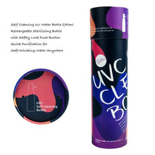 Load image into Gallery viewer, Self-Cleaning UV Water Bottle 270ml Rechargeable Sterilizing Bottle with Safety