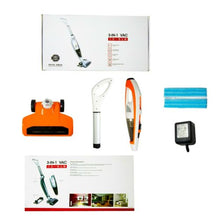 Load image into Gallery viewer, 3-in-1 Vacuum Cleaner, Lightweight Corded Bagless Stick Vac with Handheld, Orang