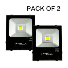Load image into Gallery viewer, 50W LED Outdoor Flood Work White Light, Waterproof, Security Spotlight (2 Pack)
