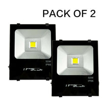 Load image into Gallery viewer, 50W LED Outdoor Flood Work White Light, Waterproof, Security Spotlight (2 Pack)