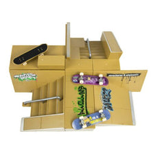 Load image into Gallery viewer, Finger Skateboard Ramp Set – Finger Skateboard – Finger Skatepark Kit 17 Pieces