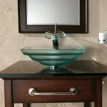 Load image into Gallery viewer, Frosted Layered Square Tempered Glass Sink S07