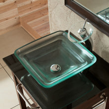 Load image into Gallery viewer, Frosted Layered Square Tempered Glass Sink S07