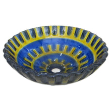 Load image into Gallery viewer, Double Layers Glass Sink w. Unique Colorful Art Pattern 02Y
