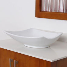 Load image into Gallery viewer, ELITE Grade A Ceramic Bathroom Sink With Square Design C104

