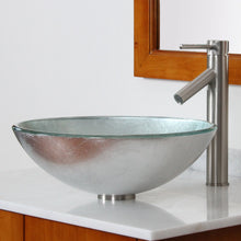 Load image into Gallery viewer, Tempered Glass Bathroom SinK And Faucet Combo1308+2659
