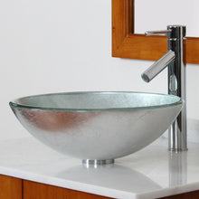 Load image into Gallery viewer, Tempered Glass Bathroom SinK And Faucet Combo1308+2659
