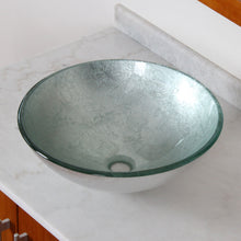 Load image into Gallery viewer, ELITE Modern Design Tempered Glass Bathroom Vessel Sink 1308
