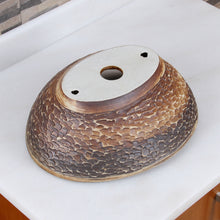 Load image into Gallery viewer, ELITE  Oval Bronze Glaze Ceramic Bathroom Vessel Sink 1552
