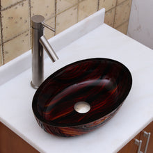 Load image into Gallery viewer, Test Tempered Glass Bathroom Sink And Faucet Combo 184E + 2659
