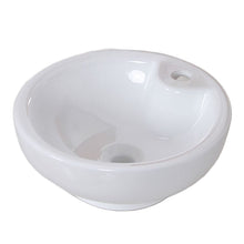 Load image into Gallery viewer, ELITE Grade A Ceramic Bathroom Sink With Round Design 4074
