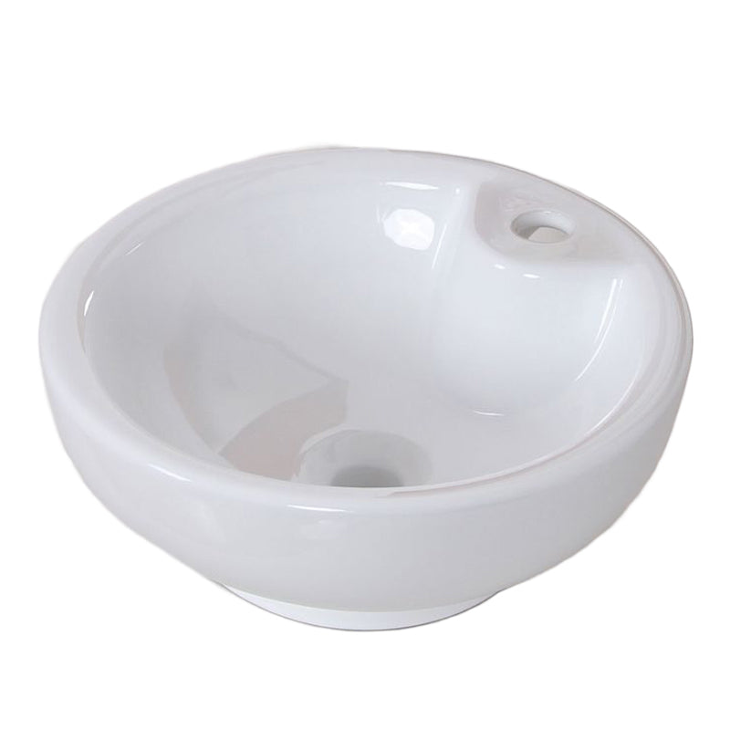 ELITE Grade A Ceramic Bathroom Sink With Round Design 4074