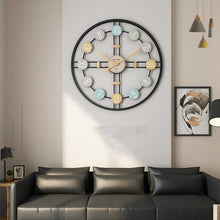 Load image into Gallery viewer, Oversize modern numeral wall clocks for living room decor farmhouse style large size wall clock 24“
