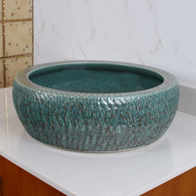 Load image into Gallery viewer, Jade Rock Pattern Porcelain Ceramic Bathroom Sink ELIMAX&#39;S 2001
