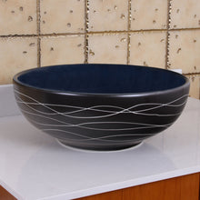 Load image into Gallery viewer, ELIMAX&#39;S Sapphire Glaze Porcelain Ceramic Bathroom Vessel Sink 2021
