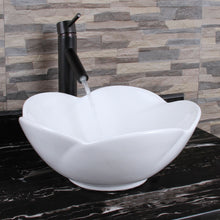 Load image into Gallery viewer, ELITE Grade A Ceramic Bathroom Sink With Lotus Design 301
