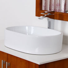 Load image into Gallery viewer, ELITE High Temperature Grade A Ceramic Bathroom Sink With Unique Oval Design 4352
