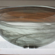 Load image into Gallery viewer, ELITE Gray w. Swirls Textures Double Layers Bathroom Glass Vessel Sink 49N
