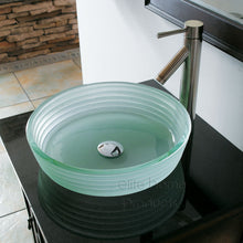 Load image into Gallery viewer, Double Layers Glass Sink with Flat-Base 53N
