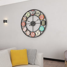 Load image into Gallery viewer, Jeezi Oversized Rustic Wall Clocks for Living Room Decor 20&quot;
