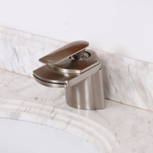 Load image into Gallery viewer, ELITE  Brushed Nickel Finish Water Fall Design Faucet 8802BN
