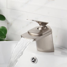 Load image into Gallery viewer, ELITE  Brushed Nickel Finish Water Fall Design Faucet 8802BN
