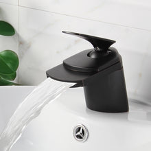 Load image into Gallery viewer, ELITE  Oil Rubbed Bronze Water Fall Bathroom Sink Faucet 8802ORB
