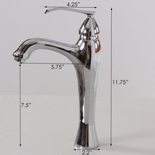 Load image into Gallery viewer, ELITE Bathroom Single Lever Tall Vessel Sink Faucet 8825
