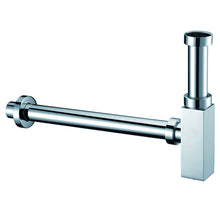 Load image into Gallery viewer, Chrome Horizontal P-trap for basin vessel sink 900110C

