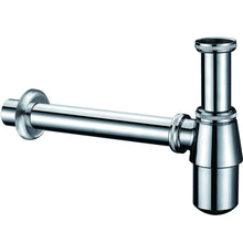 Load image into Gallery viewer, Chrome Horizontal P-trap for basin vessel sink 900206C
