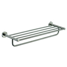 Load image into Gallery viewer, CAE Modern Chrome Double Towel Shelf 9513T02058BN
