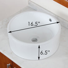 Load image into Gallery viewer, ELITE High Temperature Grade A Ceramic Bathroom Sink With Unique Design 9834
