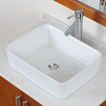 Load image into Gallery viewer, ELITE High Temperature Grade A Ceramic Bathroom Sink With Unique Design 9924
