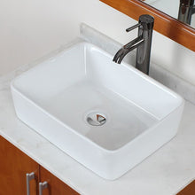 Load image into Gallery viewer, ELITE High Temperature Grade A Ceramic Bathroom Sink With Unique Design 9924
