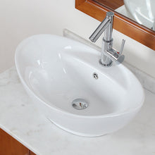 Load image into Gallery viewer, ELITE Grade A Ceramic Bathroom Sink With Unique Oval Design 9970

