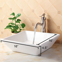 Load image into Gallery viewer, ELITE High Temperature Grade A Ceramic Bathroom Sink With Unique Design 9988

